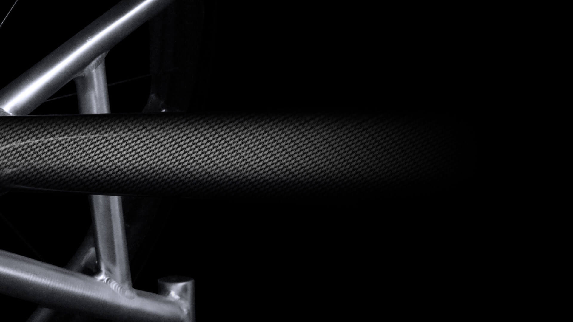 Carbon fibre axle