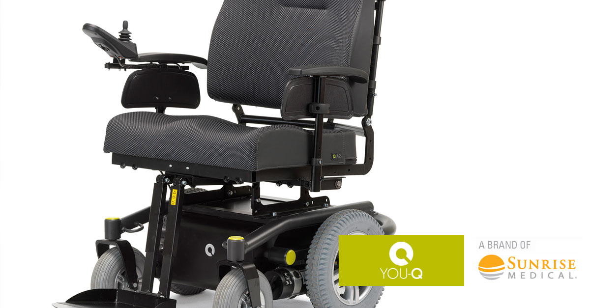 YOUQ Luca XL heavyduty powered wheelchair Sunrise Medical