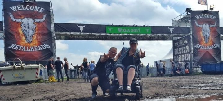 Wacken festival 2017 in a wheelchair