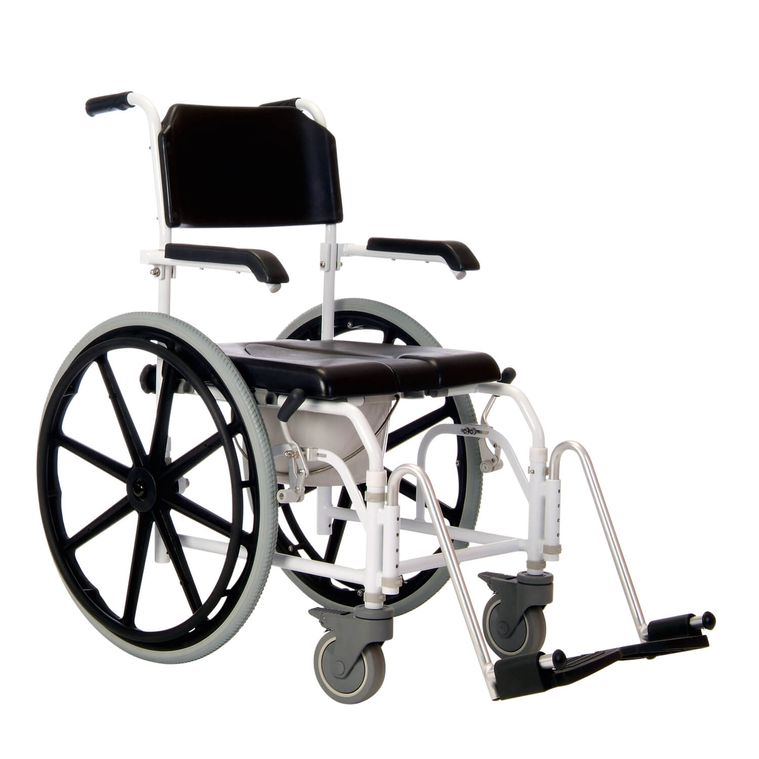Coopers Self Propelled Shower / Commode Chair Daily Living Aid