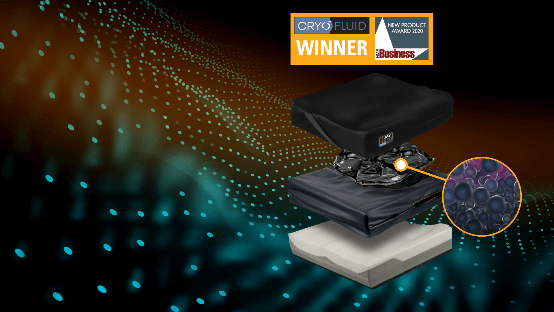 Sunrise Medical’s JAY® Fusion® (Balance ®) Cushion with Cryo® Technology wins a HME Business Award