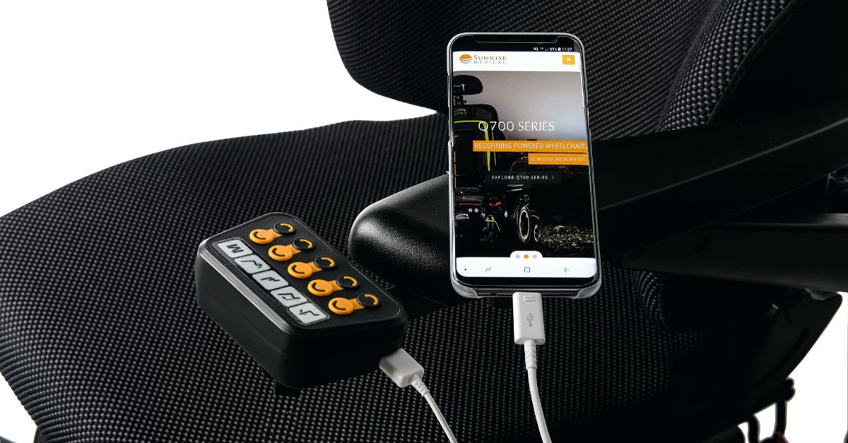 From power wheelchair control to IoT. Part 2 Sunrise Medical