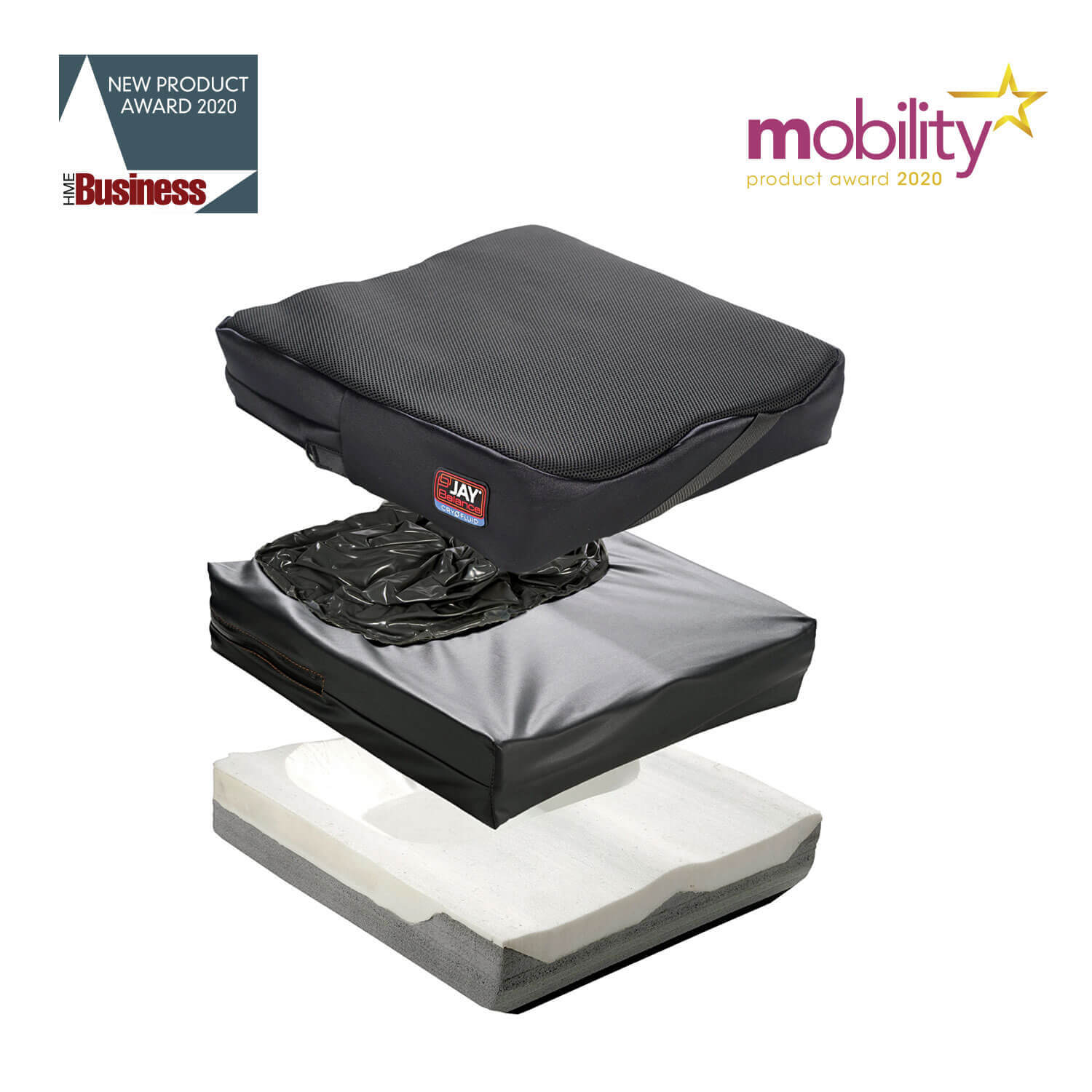 JAY Balance Cryo Fluid Wheelchair Cushion